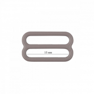 Пряжка регулятор для бюстгальтера металл ARTA.F.2828 15мм цв.1645 шиншилла, уп.50шт