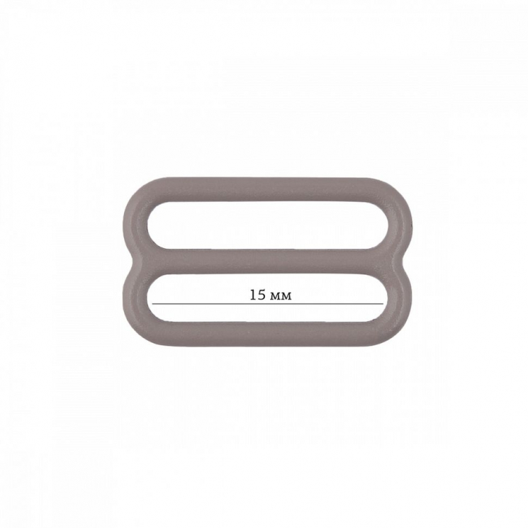 Пряжка регулятор для бюстгальтера металл ARTA.F.2828 15мм цв.1645 шиншилла, уп.50шт