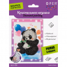 Кристальная мозаика ФРЕЯ арт.ALVS-036 Панда (мини-картинка) 14х19,5 см