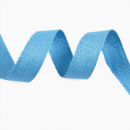 Тесьма киперная 17 мм хлопок 1,8г/см арт.12.2С-256К.17.001 цв.голубой уп.50м
