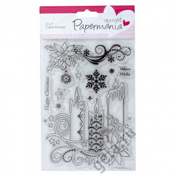 60228_Набор прозрачных штампов "Свечи"