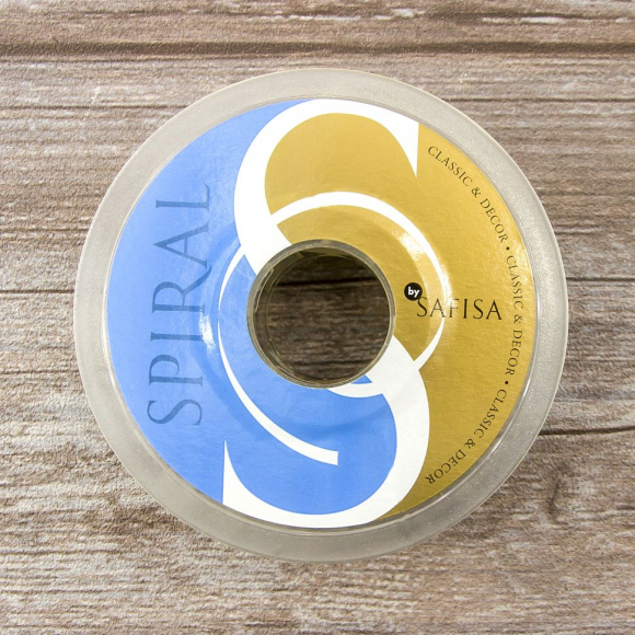 Лента органза "с памятью" SAFISA, 25 мм, 15 м цвет 56, Кремовый