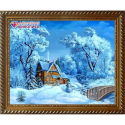 Набор для изготовления картин АЛМАЗНАЯ ЖИВОПИСЬ арт.АЖ.1422 Почти как в сказке 50х40 см
