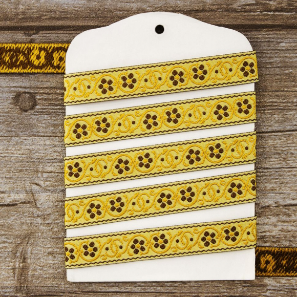 109316_Лента жаккард SAFISA, 15 мм, 15 м, цвет 03 109316_Лента жаккард SAFISA, 15 мм, 15 м, цвет 03