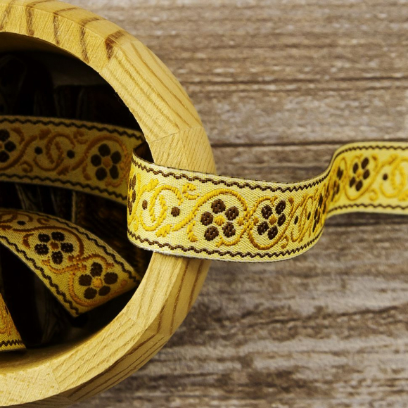 109316_Лента жаккард SAFISA, 15 мм, 15 м, цвет 03 109316_Лента жаккард SAFISA, 15 мм, 15 м, цвет 03