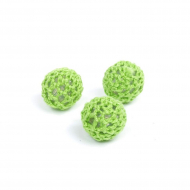 Бусины текстильные MAGIC HOBBY арт.MG-E8409-14 цв.8 ?15мм уп.3шт