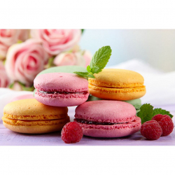 Алмазная мозаика Ah5281 Нежный десерт 20х30