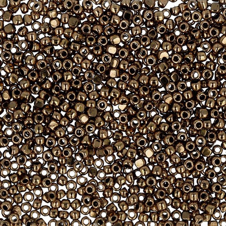 Бисер Япония "TOHO" 15/0  CHARLOTTE №3  1.7 мм 5 х 5 г №0221 бронзовый/металлик