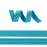 Резинка TBY бельевая окантовочная блестящая шир.15мм цв.F207 морская волна уп.50 м Резинка TBY бельевая окантовочная блестящая шир.15мм цв.F207 морская волна уп.50 м