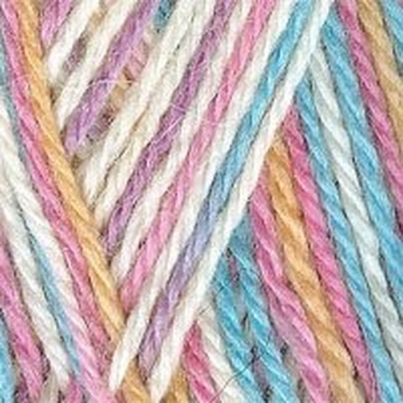 Пряжа для вязания ТРО Подмосковная (50% шерсть, 50% акрил) 10х100г/250м цв.секционный 4077