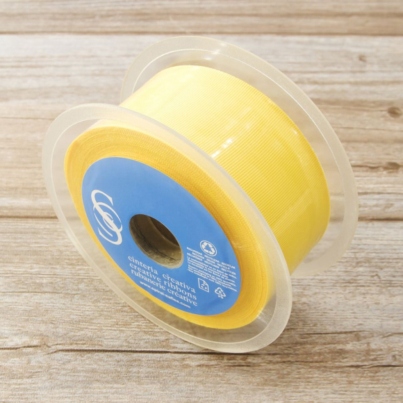 Лента репсовая SAFISA, 50 мм, 25 м, цвет 09 желтый светлый