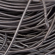 Канитель жесткая арт.KAN/MS0,5-08 матовый, цв.античное серебро уп.100 г