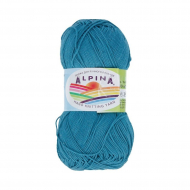 Пряжа ALPINA XENIA (100% мерсеризованный хлопок) 10х50г/240м цв.120 джинсовый