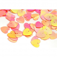 Пайетки россыпью арт.TBY-FLK298 14мм цв.327 оранжевый уп.50г