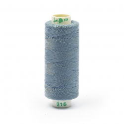 Нитки Dor Tak бытовые 40/2 полиэстер 366м цв.316 серый