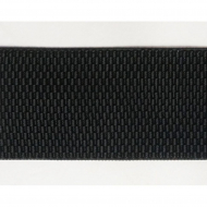 113974_Резинка-пояс декоративный, 60 мм, цвет черный