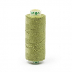 Нитки Dor Tak бытовые 40/2 полиэстер 366м цв.705 оливковый