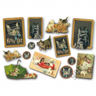 52723_Бумага рисовая "Портреты кошек"