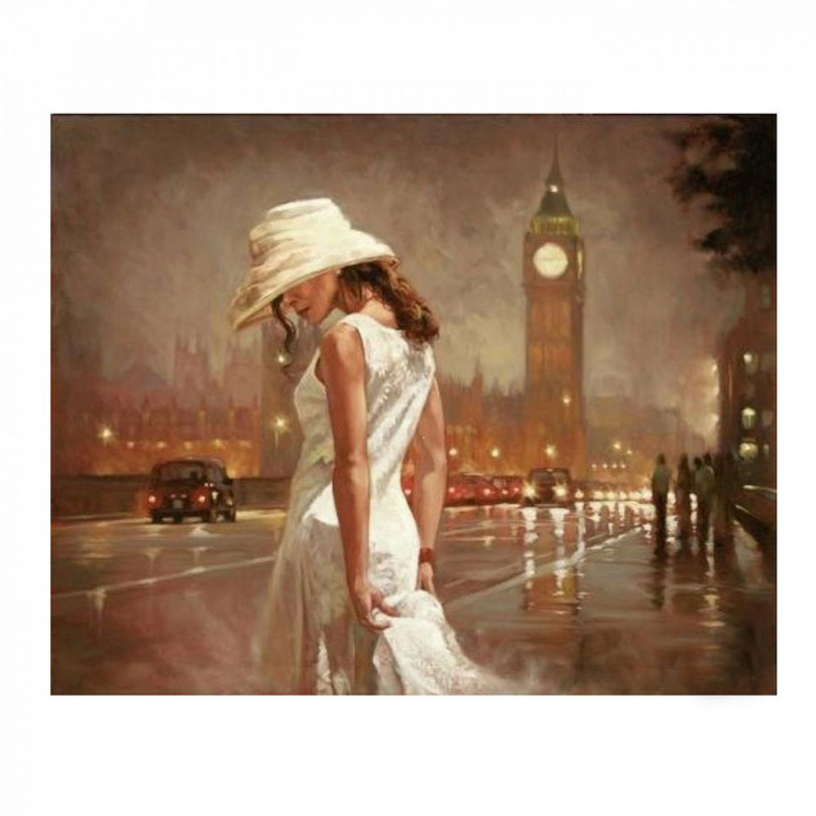 Картины по номерам Molly арт.KH0663 После дождя (24 цветов) 40х50 см