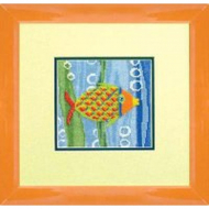 Набор для вышивания ЧАРИВНА МИТЬ арт.А-058 Рыбка желтая 14х13 см