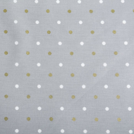 Ткань ранфорс с глитером Бусинки, арт.WH 20557-v03, 130г/м?,100% хлопок, шир.240см, цв.серый/золото, уп.3м Ткань ранфорс с глитером Бусинки, арт.WH 20557-v03, 130г/м?,100% хлопок, шир.240см, цв.серый/золото, уп.3м