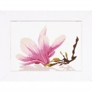 Набор для вышивания LANARTE арт.PN-0008162 Magnolia Twig With Flower 30х20 см