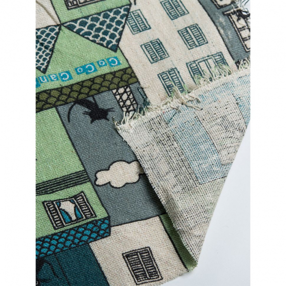 Ткань Лен, арт.TBY-DJ-05, 140г/м?, 30% лен 70% хлопок, шир.150см, рул.20м