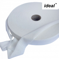 Лента Ideal трикотажная лицевая 100м, 350-380 г, ширина 7-9мм цв. пломбир