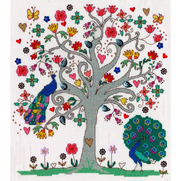 Набор для вышивания Bothy Threads арт.XKA11 Love Summer (Любимое лето) 23х26 см