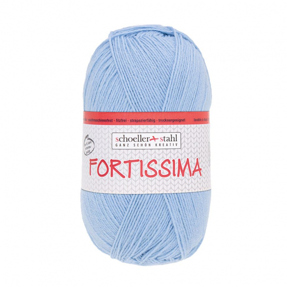 177029_Пряжа Fortissima Socka 4-fach Uni, 75% шерсть, 25% полиамид, 420 м, 100 г