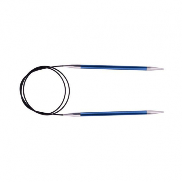 47100 Knit Pro Спицы круговые для вязания Zing 4,5мм/60см, алюминий