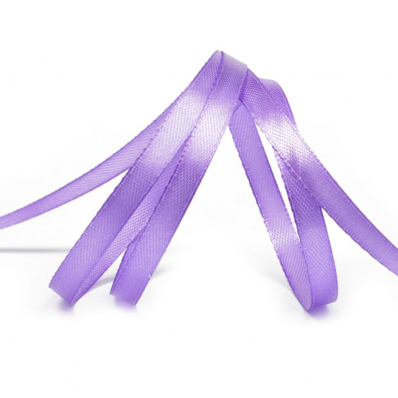 Лента атласная 6мм цв.3119 ярк.сиреневый IDEAL уп.27,4 м