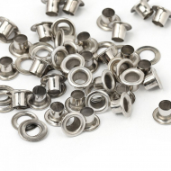 Люверсы сталь New Star №2 (? 4,4мм, h 5,42мм) цв.никель уп.500шт