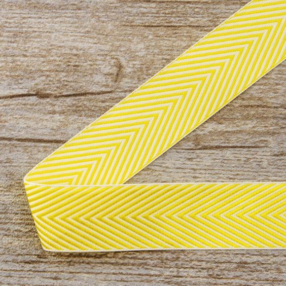 109305_Лента жаккард SAFISA, 25 мм, 25 м, цвет 01