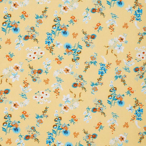 Ткань Софт 105 г кв.м 97% полиэстер, 3% спандекс шир.150 см арт.TBY.M213.2 цв.2 св.желтый уп.1м