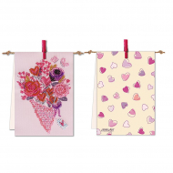 Набор-флажок для вышивания бисером АБРИС АРТ арт. AT-008 Милый букетик 9х13 см