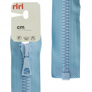 107356_Молния riri тракторная разъёмная 1 замок, 6 мм, 40 cм, цвет 2614, светло-бирюзовый