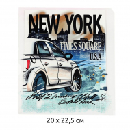 Термотрансфер арт.TBY.1307 New York 20х22,5см, уп.10шт