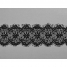 Кружево реснички KRUZHEVO арт.TBY 9828 шир.100мм цв.2 черный уп.15м (по 3м)