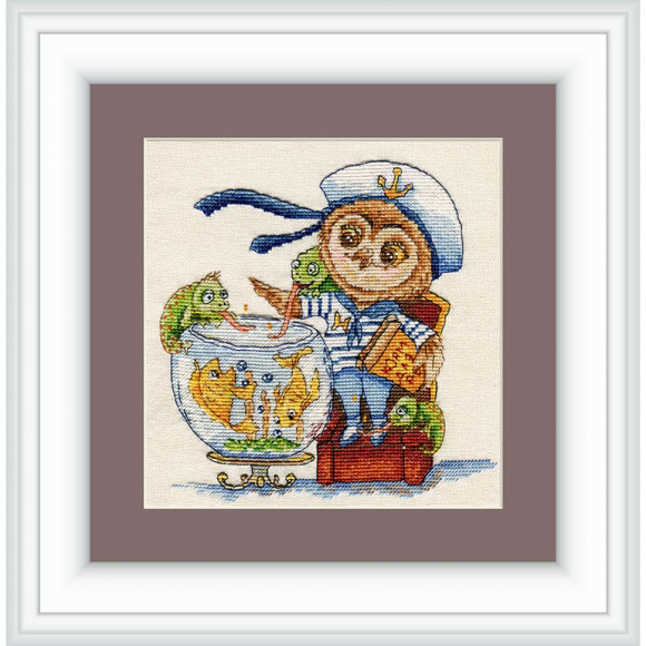 157615_Набор для вышивания "Совиный гороскоп Рыбки"