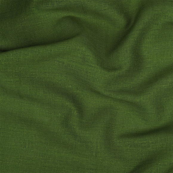 Ткань льняная 190 г/м? лен 40%, вискоза 60% шир.140 см арт.TBY.Li.1002.08 цв.08 зеленый чай уп.1м