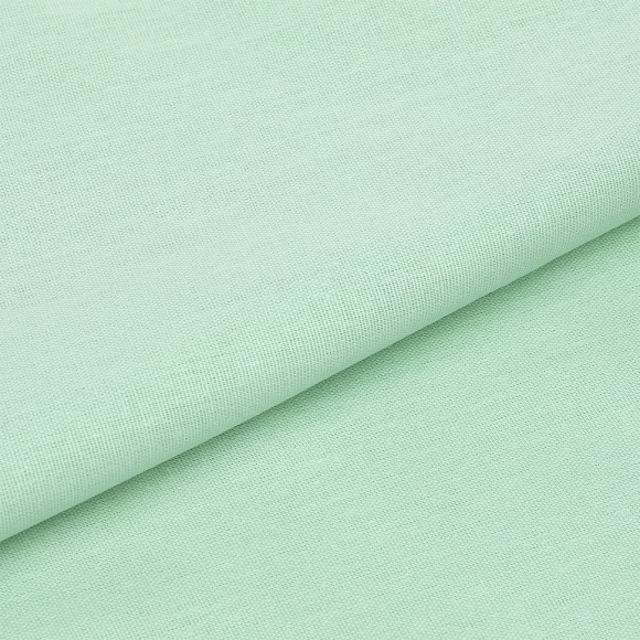 Ткань бязь гладкокрашен.120г/м шир.220см 100%хлопок цв.мята уп.10м