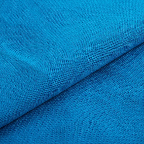 Ткань трикотаж Футер 2х нитка начес хлопок 210г пенье 100+100см бирюзовый 19-4150 уп.6м Ткань трикотаж Футер 2х нитка начес хлопок 210г пенье 100+100см бирюзовый 19-4150 уп.6м