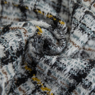 Ткань Твид Шанель 500 г кв.м 100% полиэстер шир.148 см арт.Р.35325.03 цв.03 голубой уп.25м