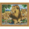Набор для изготовления картин АЛМАЗНАЯ ЖИВОПИСЬ арт.АЖ.1399 Львиный прайд 50х40 см