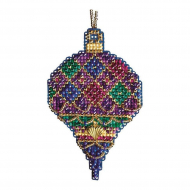 Набор для вышивания бисером MILL HILL Блестящий праздник 5х8 см