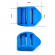 Пряжка регулятор трехщелевая силовая 25мм LS25А цв.голубой нагрузка 100 кг уп.40 шт