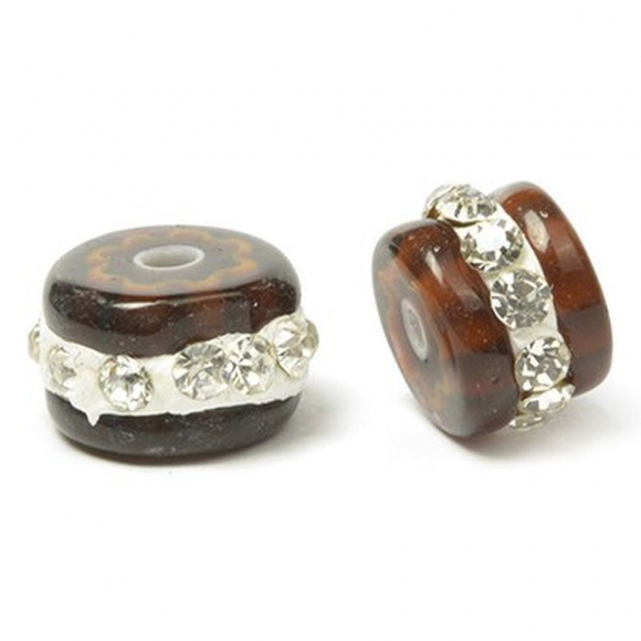 Бусины пластиковые TESORO арт. TS.KF-02.3 цв. 3 10 мм, in ?1 мм