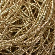 Канитель мягкая, фигурная арт.KAN/MS1,5-18 глянец, цв.бледное золото уп.100 г