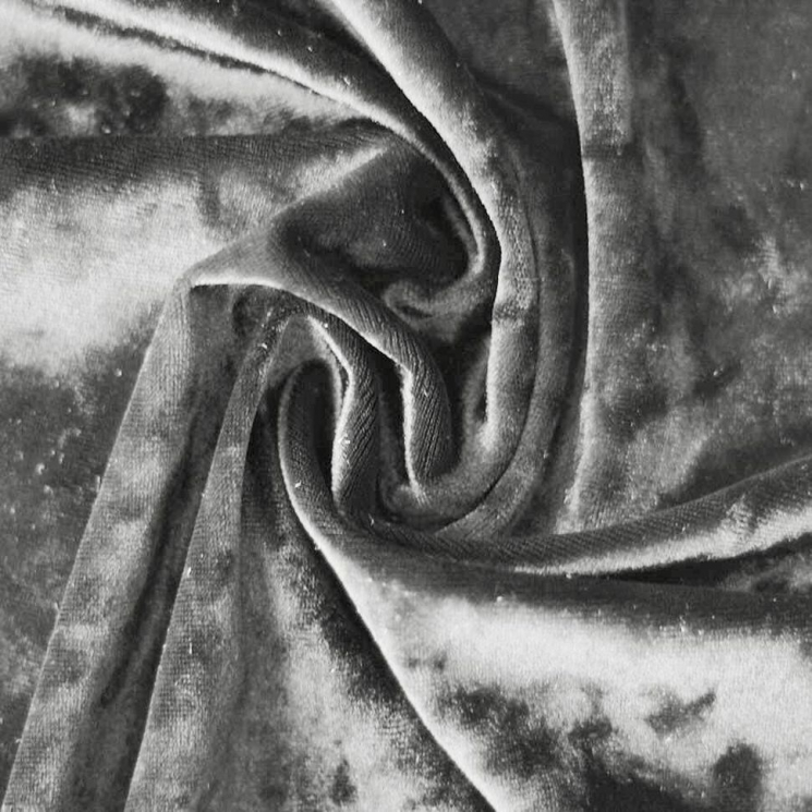 Плюш винтажный тонкий 2002-21 240г/м2 97%полиэстер3%лайкра цв.21 серый 50х50см